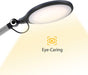 Desk Lamp,Led Architect Desk Lamp,Desk Lamps for Home Office,Table Lamp with Wireless Charger & Adjustable Swing Arm,Touch Control, 3 Lighting Mode,5 Brightness,Eye-Caring Office Lamp