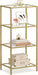 UltraSlim Bookshelf Gold Frame Modern Display Unit