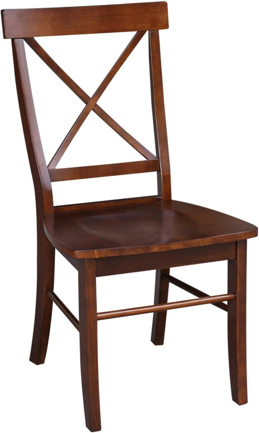 International Concepts X-Back Chair, Espresso