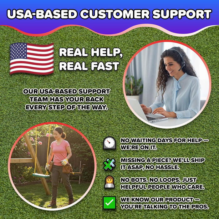 Woodbridge Wooden Playhouse for Kids, Outdoor Backyard Playhouse with Working Door, Windows & Flowerpot Holders, Ages 3–8, Durable Finland Wood, Red