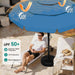 10FT 3-Tiers Patio Umbrella with Valance, Outdoor Umbrellas with Crank/Tilt, Table Market Umbrella Vented W/ 8 Sturdy Ribs for Garden, Deck, Backyard, and Pool, Royal Blue
