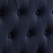 Boucle Upholstered Tufted Button King Headboard and Comfortable Fashional Padded King/California King Size Headboard,6025-K-Boucle-Navy Blue