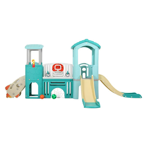 High Quality Children Amusement Park Kindergarten Plastic Play House with Slide Toy Kids Playhouse China Indoor Playground