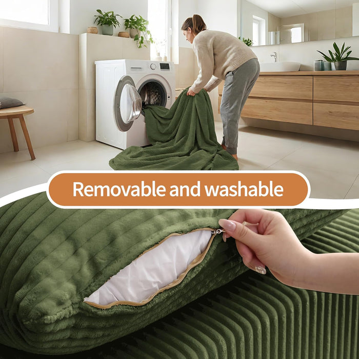 Emerald 78.8 Inches Transformable Sleeper Couch Bed