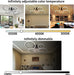 LED Ceiling Fan with Lights Enclosed 20In Low Profile Ceiling Fan with Light for Kitchen,Bedroom,Dining Room, Living Room