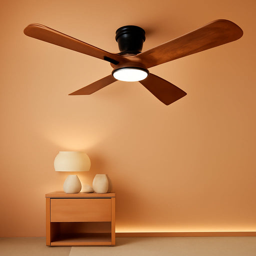 Contemporary Architectural 42 Inch Wooden Ceiling Fan
