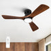 Contemporary Architectural 42 Inch Wooden Ceiling Fan