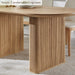 SixtyThreeInch Oval Dining Table Natural Oak Pedestal