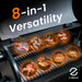 Electric Wood Pellet Grill Smoker with PID 3.0 Controller, 450°F Max Temperature, 8-In-1 Outdoor Grill & Smoker, 459 Square Inches Cook Area, Meat Probes, Rain Cover (450E PRO)