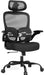 Ergonomic Office Desk Chair, Adjustable Dual Lumbar Support & Thick Seat
