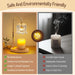 Electric Candle Warmer Lamp with Timer - Flame-Free 4-Level Dimming, Height Adjustable Gifts for Mom Women Friend, Birthday Housewarming Home Bedroom Decor
