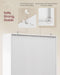 Cloud White Bookshelf With Six Generous Compartments