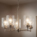 Winslow 19.75 Inch Brushed Nickel Chandelier Lighting