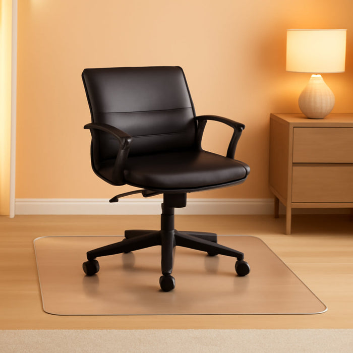 Clear Chair Mat for Hard Floors 36 X 48 Inches Transparent Floor Mats Wood/Tile Protection Mat for Office & Home (36" X 48" Rectangle)