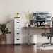 White IndustrialGrade 4 Drawer File Cabinet Lockable