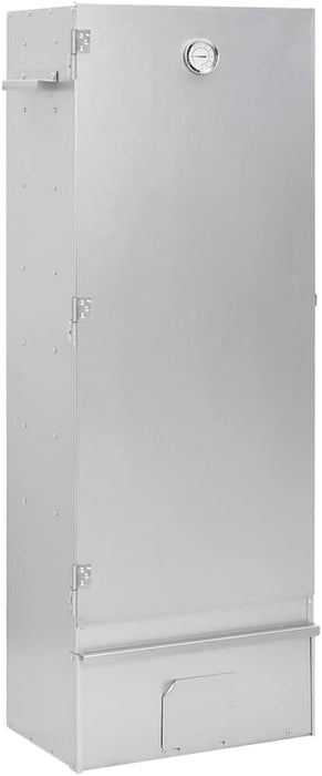 BBQ Oven Smoker with Wood Chips, Outdoor Grill, Smoking Oven for Kitchen Garden Patio, Barbeque, Food Prep Table, Galvanized Steel