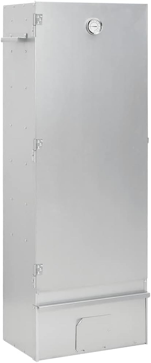 BBQ Oven Smoker with Wood Chips, Outdoor Grill, Smoking Oven for Kitchen Garden Patio, Barbeque, Food Prep Table, Galvanized Steel
