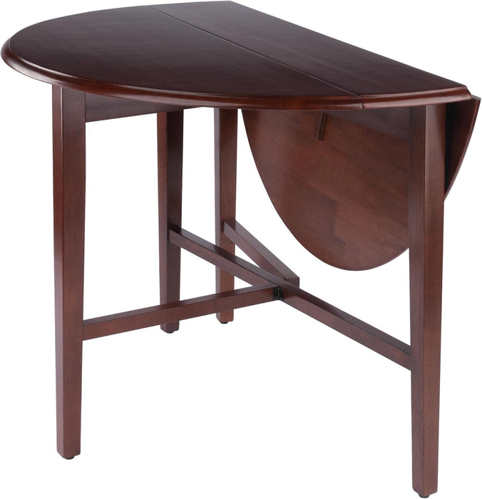 Expandable Collapsible Double Leaf Dining Table Compact