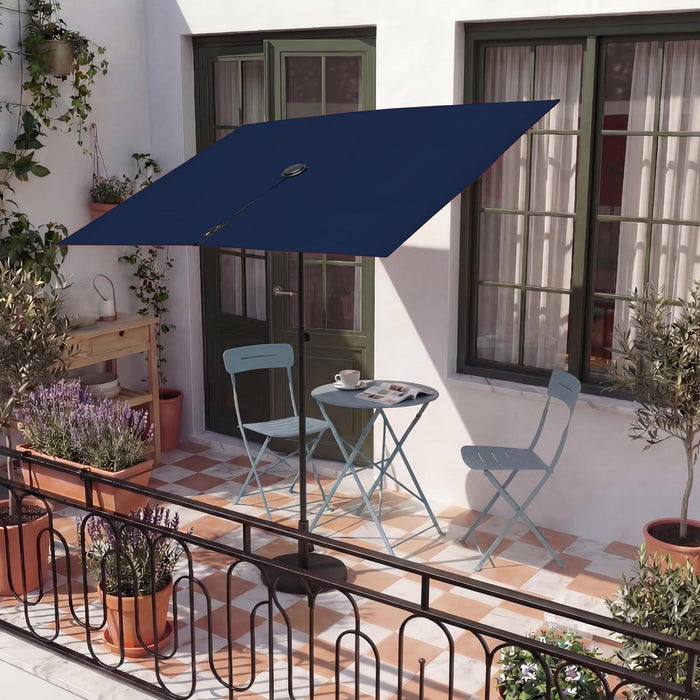 Balcony Umbrella, 6X4 FT Rectangular Outdoor Umbrella