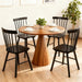 Windsor Dining Chairs Set of 4,Spindle Back Dining Chairs