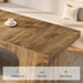 71 Inch Industrial Farmhouse Dining Table DoublePedestal