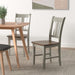 International Concepts San Remo Splatback Chair, Distressed Hickory/Stone