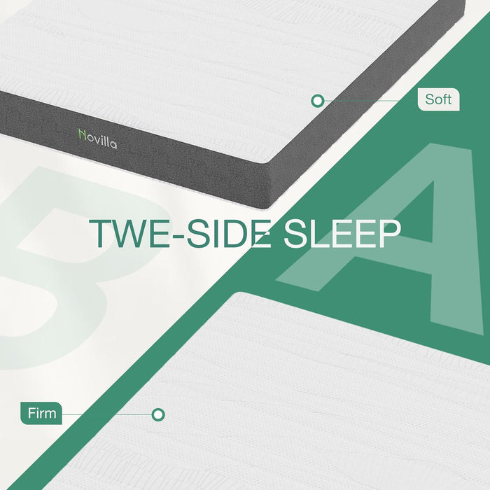 12 Inch Queen Size Mattress in a Box with Advanced Cooling Gel Memory Foam Bed with Charcoal Support Layer, Medium-Firm Pressure Relief & Motion Isolation for Balanced Support