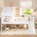 Luxurious FullSize Loft Bed With BuiltIn LEDLights