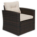 Barrada Rattan 7 - Person Seating Group with Cushions