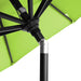 12-Year-Non-Fading, 9Ft Premium Sunbrella Patio Umbrella, Hand-Crank, Button-Tilt, Black Frame, Macaw Fabric
