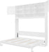 White Queen Murphy Wall Bed With BuiltInStorageSolutions