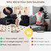 Black Modular Cloud Sofa Sectional Including Chaise