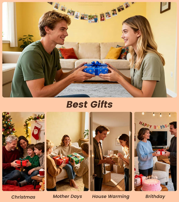 Candle Warmer Lamp with Timer Dimmer, Birthday Gifts for Women Mom, House Warming Gifts, Elegant New Home Decor, Wax Warmer for Jar Candles, Heater Lamp for Scented Wax, Black Glass