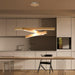Handcrafted Premium Solid Ash Wood ThreeLight Pendant