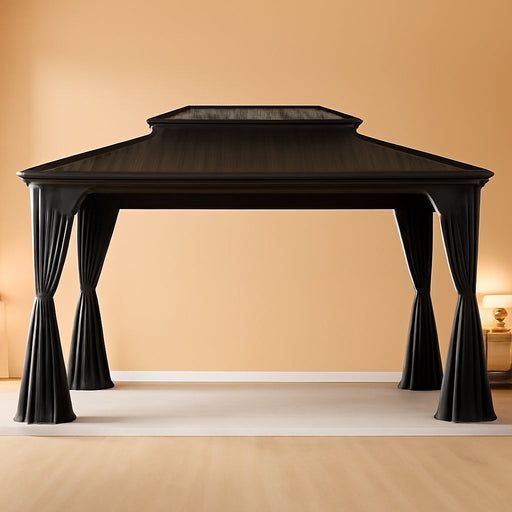 Outdoor Gazebo 10x14 Hardtop Patio Deck BackyardLivingSpace