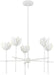 Bisque White LED Crystal Clear Chandelier FixturePro
