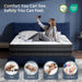 Queen Mattress 12 Inch Hybrid Queen Size Mattress in a Box Medium Firm New Version Memory Foam & Pocketed Springs Pressure Relief Certipur-Us Certified Motion Isolation 365-Night Trial