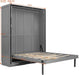 Queen Murphy Wall Bed With HiddenRotatingStorageUnit