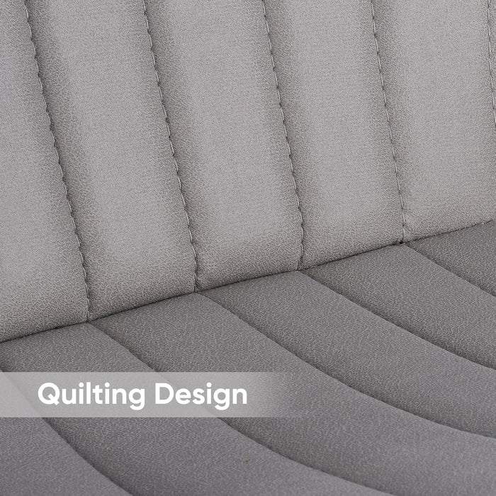 Bar Stools Set of 3 Modern Swivel Bar Chairs, Barstools Counter Height with High Backrest, Easy 3-5 Minute Assembly for Bar, Kitchen, Dining Room Light Grey