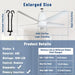 Solar Outdoor Ceiling Fan 31 LED Dimming System