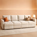 Beige Modular Sleeper Sectional Couch With Storage