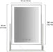 Lighted Makeup Mirror, Hollywood Vanity Mirror with Lights, Three Color Lighting Modes, and 5X Magnification Mirror, Smart Touch Control, 360°Rotation (17.3In,White,Gift Box)