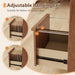 Solid Wood Executive Lockable Drawers File Cabinet
