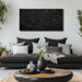 Large Hand Painting 3D Textured Canvas Wall Art for Living Room, Neutral Abstract Black Minimalismt Painting Handmade Picture Artwork Wall-Decor for Bedroom Office, Size 40X20 Inches