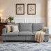 83 Inches CorduroyFabricUpholstery 3 Seater DeepSeat Sofa