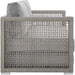 Aura Outdoor Patio Wicker Rattan, Loveseat, Gray Gray