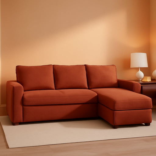 Snug Fit Friheten Slipcover for the IKEA Friheten with Chaise Corner Cover, Sofa Bed Cover, Sectional Slipcover Replacement (Orange)