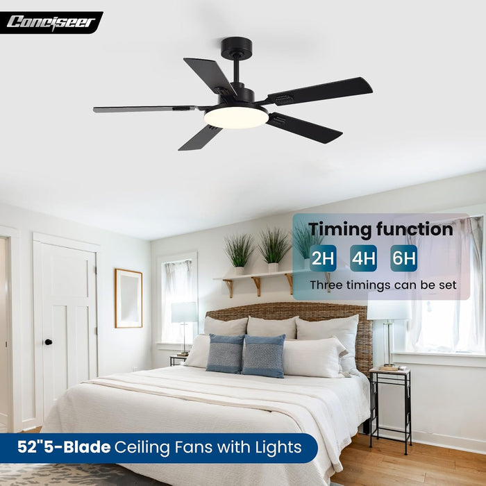52 Inch Ceiling Fan With EnergyEfficient Illumination
