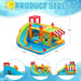 Inflatable Bounce House Water Slide 620W TurboBlower