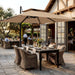 11×11 FT Double-Top Cantilever Patio Umbrella, Beige